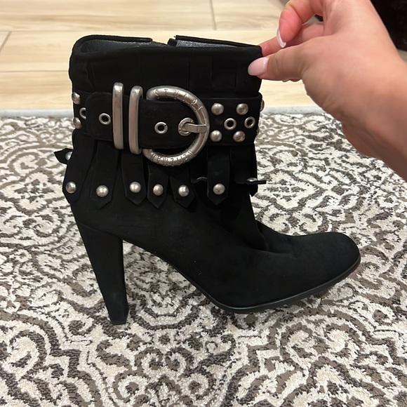 Stuart Weitzman Suede Ankle Boots - Picture 2 of 4